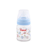 Farlin Wide-Neck Glass Feeding Bottle 120ml – Blue